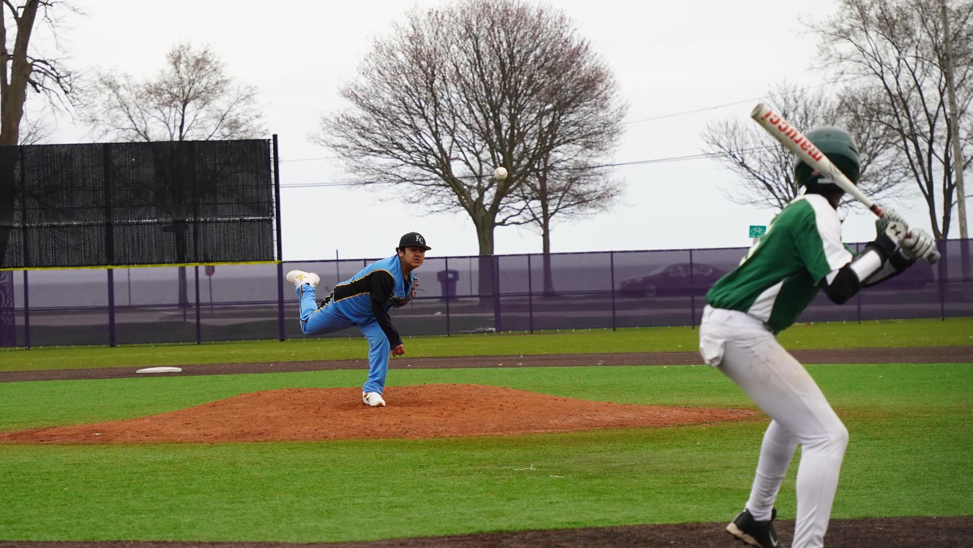 Kolbe Cathedral Cougars baseball team during a spring game